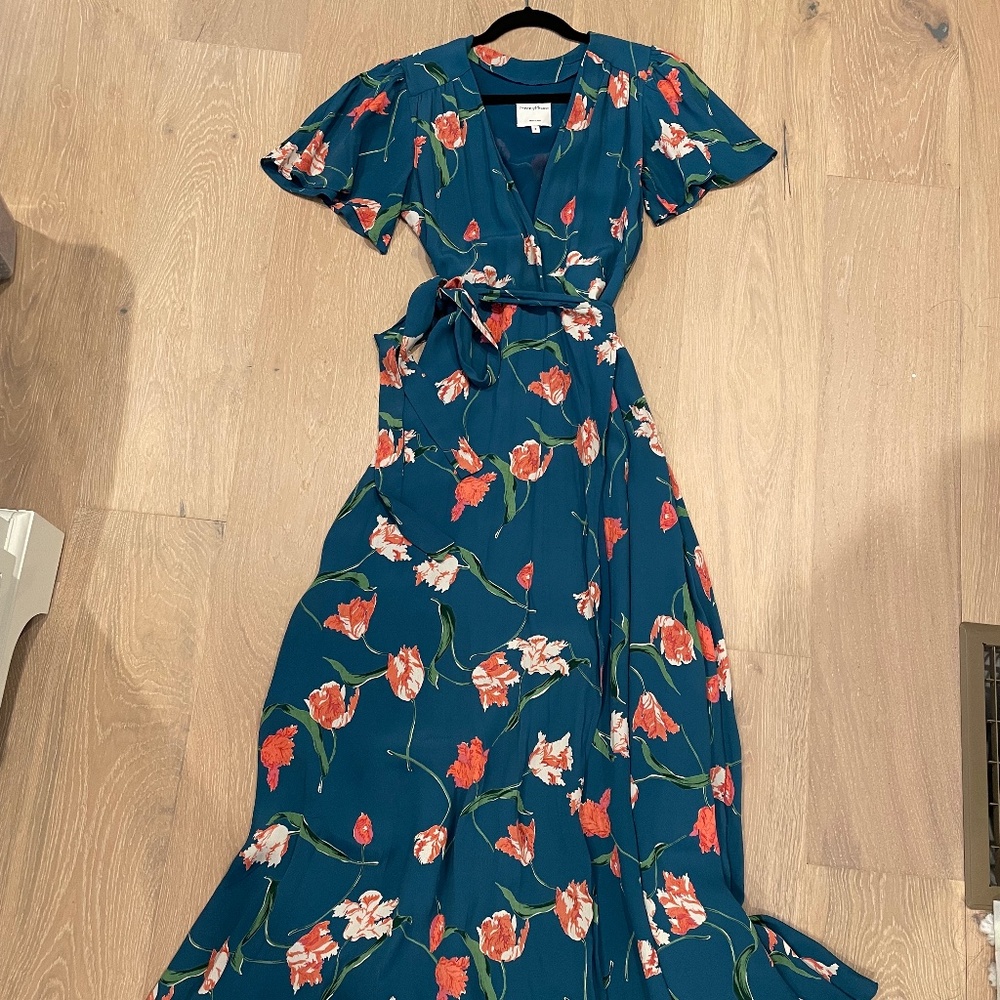 Privacy Please Floral Kimono Maxi Dress